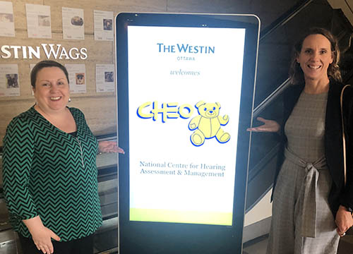 CHEO sponsor display